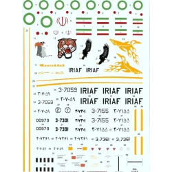 Hi-Decal 1/48 Decals Northrop F-5E Tiger II Islamic Iranian Air Force