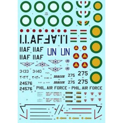 Hi-Decal 1/48 Decals North-American F-86F-25/F-30 (F-40 wing) Sabre