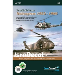 Isradecal 1/48 Decals IAF Helicoperts 1955-80