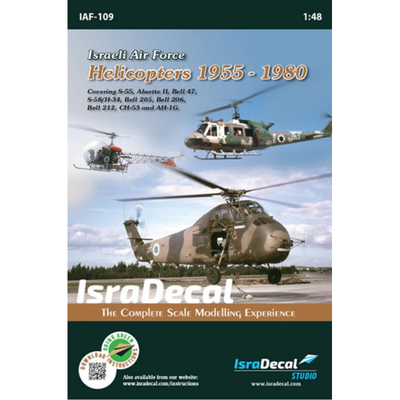 Isradecal 1/48 Decals IAF Helicoperts 1955-80