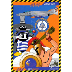 Decals  McDonnell F-4E Phantom 338 sq ARES PHOKEL 2019 (choose scale) - Robotines