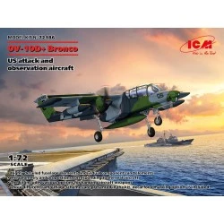 Maqueta de avión ICM 1/72 OV-10D+ Bronco (US Attack and Observation Aircraft)