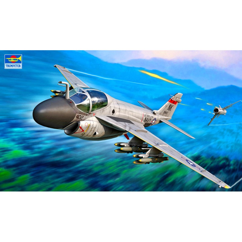 trumpeter 1/72 A-6A Intruder aircraft modle kit