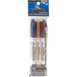 Set de Markers Mr Hobby Plannosaurus Triceratops / Stegosaurus Plamo Marker Set