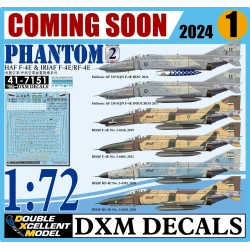 Calcas DXM HAF F-4E & IRIAF F-4E/RE-4E Phantom Collection 2