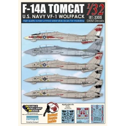 Calca DXM 1/32 F-14A Tomcat U.S. Navy VF-1 Wolfpack