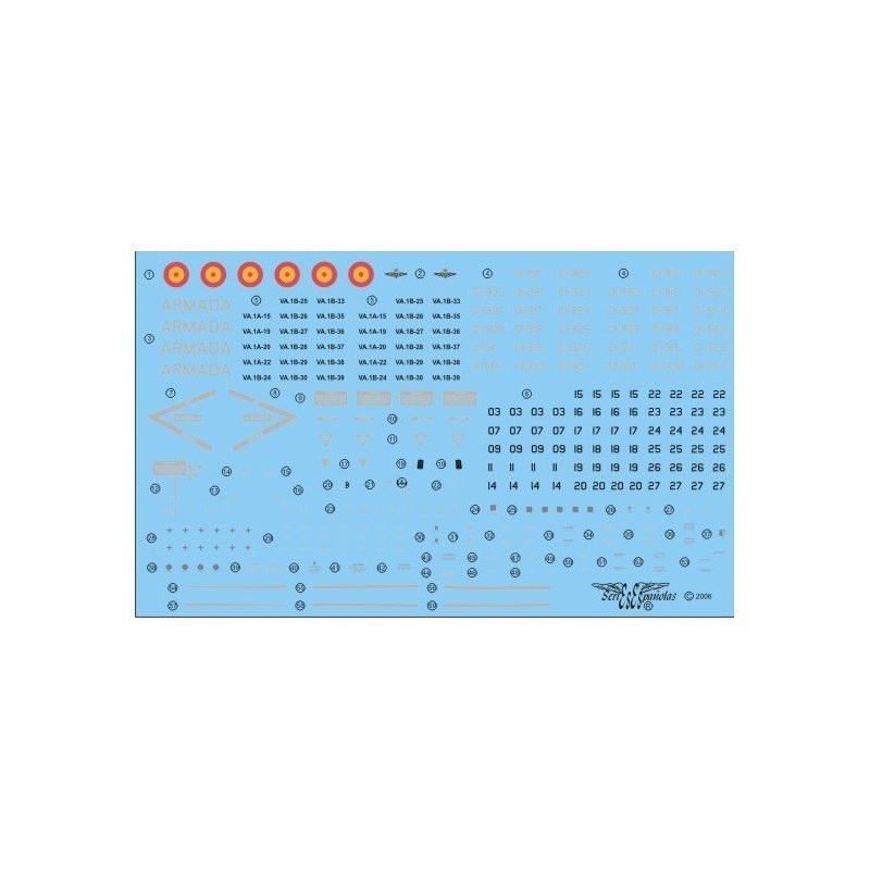 Series Españolas SE372 / Harriers AV-8B / Plus / TAV Decals