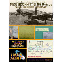 1 Man Army Mascara 1/32  Messerschmitt Bf 109G-6 (early)