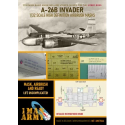 1 Man Army 1/32 MASK for Douglas A-26B Invader