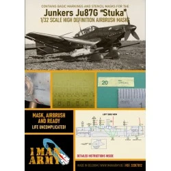 1 Man Army 1/32 MASK for Junkers Ju-87G-2 'Stuka'