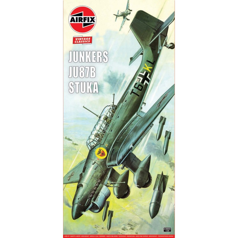 Airfix 1/24 Junkers Ju87B Stuka aircraft model kit