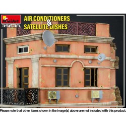 Maqueta Miniart 1/35 Air Conditioners & Satellite Dishes