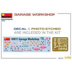 Maqueta Miniart 1/48 Garage Workshop