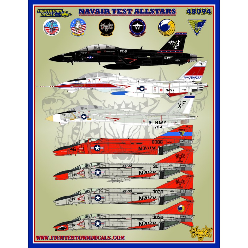 Calcas Fightertown 1/48 Navair Test Allstars