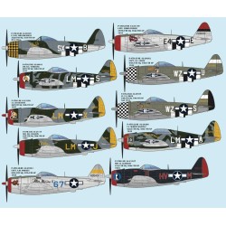 Calcas Furball  1/48 Colors and Markings of Republic P-47D and P-47Ms Thunderbolts Part 1