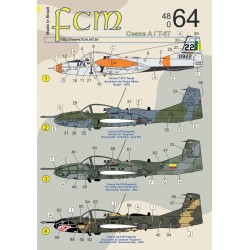 FCM decals 1/48 Cessna A/T-37 part 1