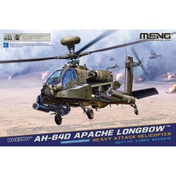 Maqueta del helicóptero AH-64D Apache Longbow a escala 1/35 del fabricante Meng