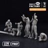 Figuras en resina Magic factory 1/48 Ground Service Crew Set