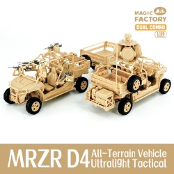 Magic Factory 1/35 MRZR D4 Ultralight Tactical All-Terrain Vehicle (Dual Combo/Two vehicles in one kit)