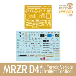 Magic Factory 1/35 MRZR D4 Ultralight Tactical All-Terrain Vehicle (Dual Combo/Two vehicles in one kit)