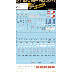 HGW Models 1/35 IDF Armor decal set