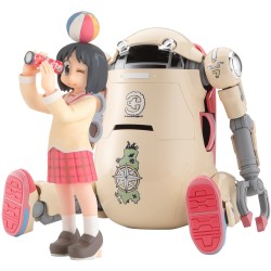 Maqueta Hasegawa 1/20 20 MechatroWeGo No.06 Nichijou Collaboration Warm + Nano Shinonome