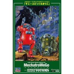 Maqueta Hasegawa 1/35 MechatroWeGo Votoms Collaboration Series Vol.1: Scopedog & Kiriko