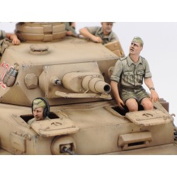 Tamiya 1/35 German Tank Panzerkampfwagen IV Ausf.F & Motorcycle Set North Africa