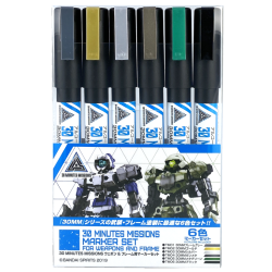 Mr Hobby 30 Minutes Missions Weapon & Frame Marker Set