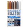 Mr Hobby Gundam Marker Mr.Hobby Marker Metallic Set