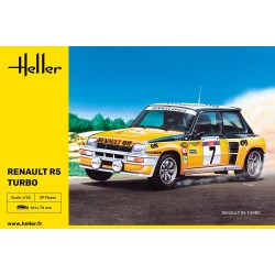 Maqueta de coche Heller 1/24 Renault R5 Turbo