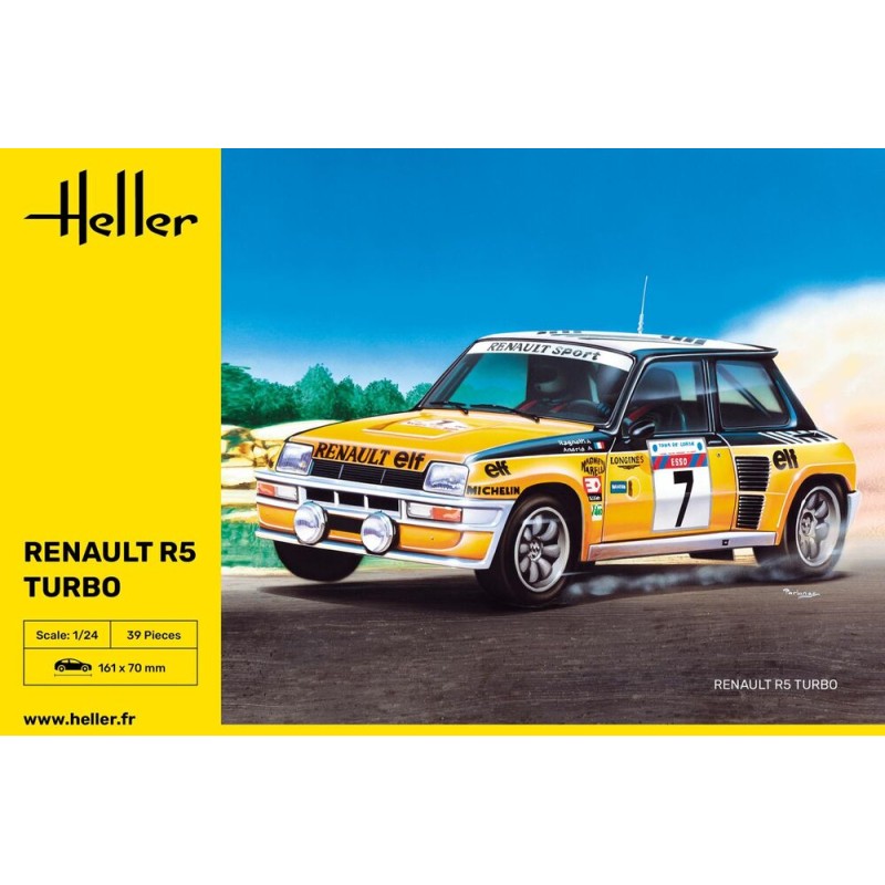 Heller 1/24 Renault R5 Turbo model kit