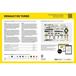 Heller 1/24 Renault R5 Turbo model kit