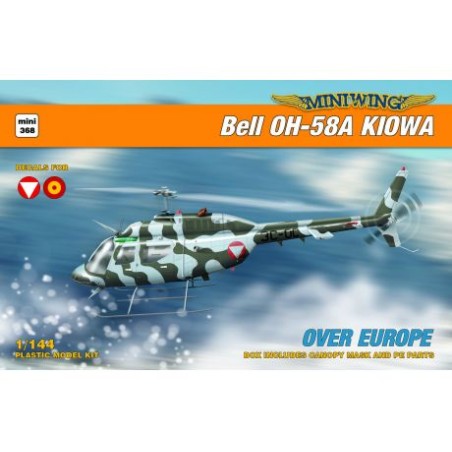 Miniwing 1/144 Bell OH-58A KIOWA / over Europe  helicopter model kit