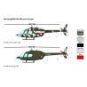 Maqueta de helicoptero Miniwing 1/144 Bell OH-58A KIOWA / over Europe