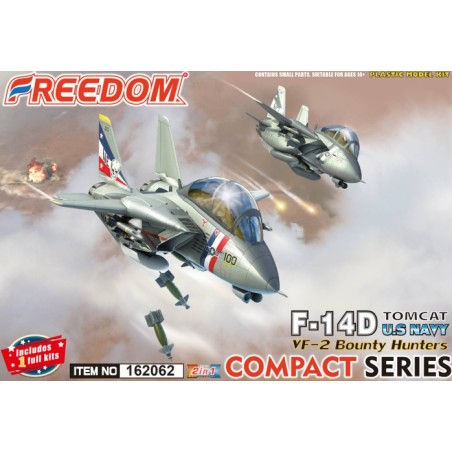 Freedom Model Kits Eggplane F-14D TOMCAT VF-2 Bounty Hunters