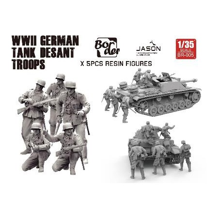 Figuras Border Models 1/35 German Tank Desant Troops