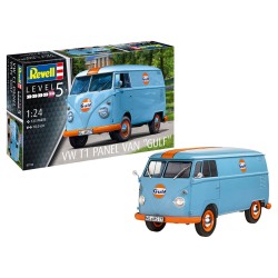 Maqueta Revell 1/24 VW T1 Panel Van Gulf - Kit de Modelo Detallado | Robotines