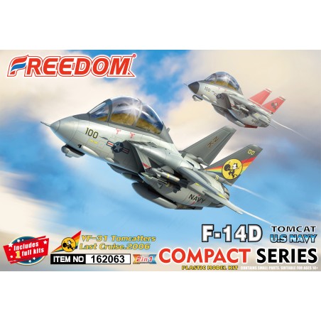 Freedom Model Kits Eggplane F-14D TOMCAT US NAVY VF-31 Tomcatters Last Cruise 2006