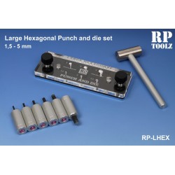 Large Hexagonal Punch & Die Tool Set - RP-Toolz