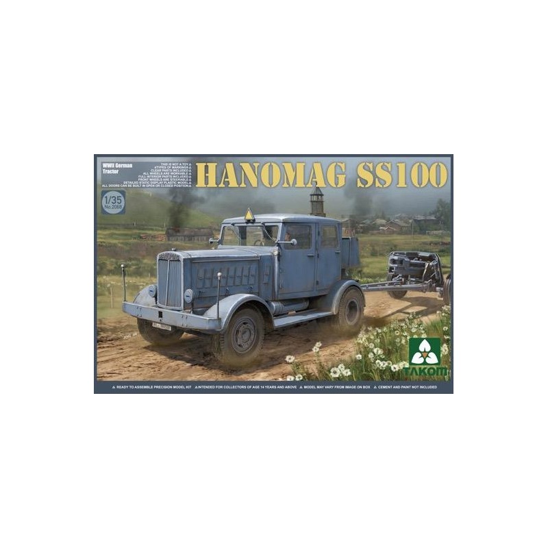 Takom 1/35 Hanomag SS100, WWII German Tractor