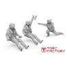 Tori factory  1/48 F-35 Pilots Set with Deck Crew (3 Figure Set)