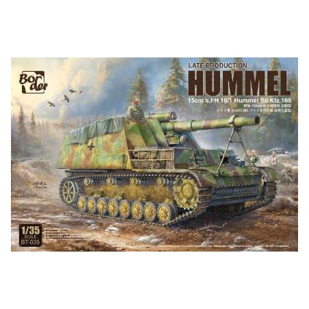 Maqueta detallada Hummel Sd.Kfz. 165 1/35 de Border Model disponible en Robotines