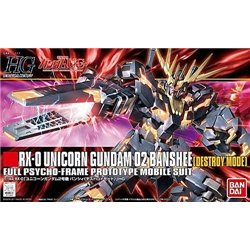 Bandai Bandai 1/144 HGUC Unicorn Gundam 2 Banshee (Destroy Mode)