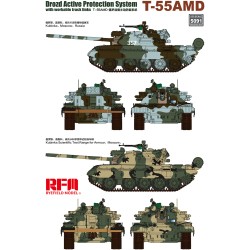 1/35 T-55AMD w/Drozd Active Protection System & Workable Track Links