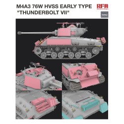 1/35 M4A3 76W HVSS Early Type Thunderbolt VII