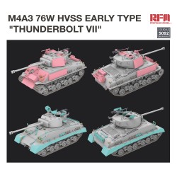 Maqueta M4A3 76W HVSS Thunderbolt VII 1/35 - Rye Field Model