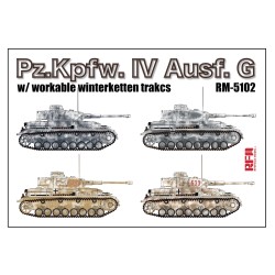 Maqueta Pz.Kpfw. IV Ausf. G 1/35 con Winterketten - Rye Field Model