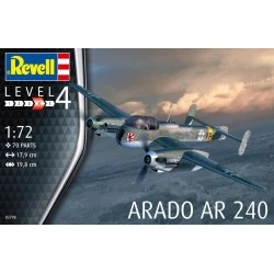 Maqueta Revell Arado Ar 240 a escala 1/72