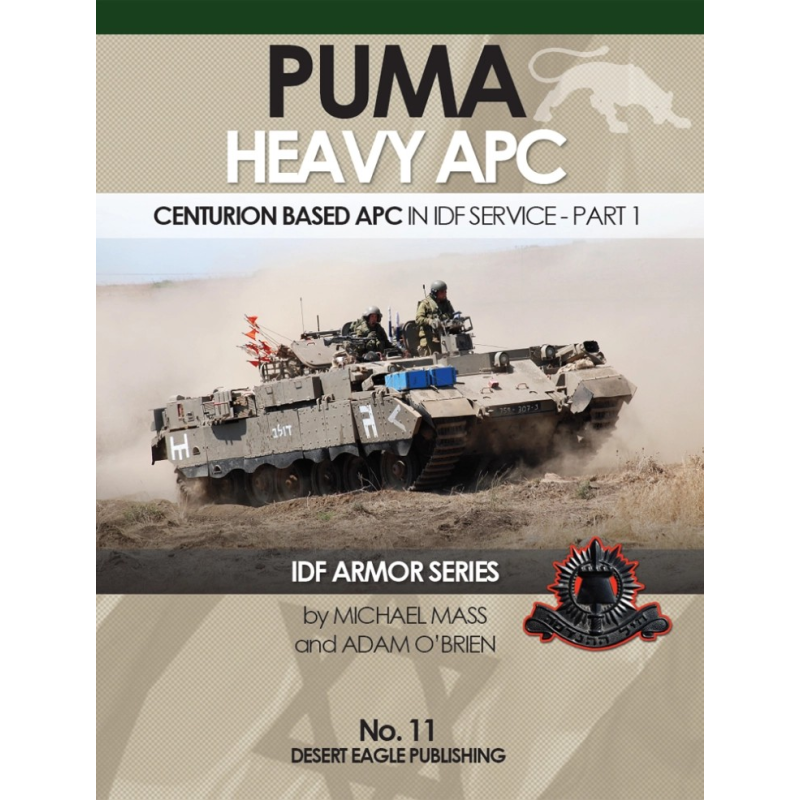 Portada del libro "IDF Armor - Puma Part 1" de Desert Eagle Publishing